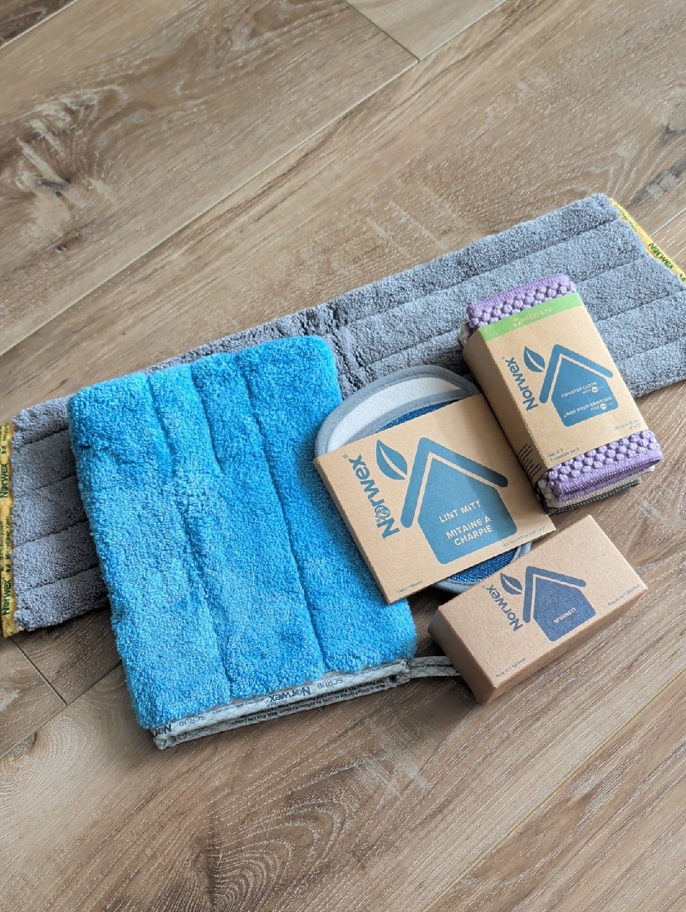 Norwex Cleaning Bundle: Floor, Scrub, Lint, Counter